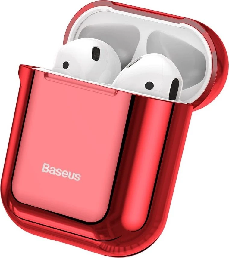 Baseus Shining kablys dėklas Apple AirPods - Raudonas