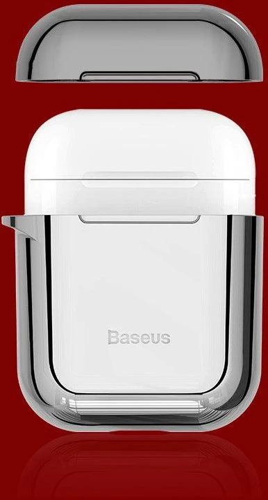 Baseus Shining kablys dėklas Apple AirPods - Sidabrinis