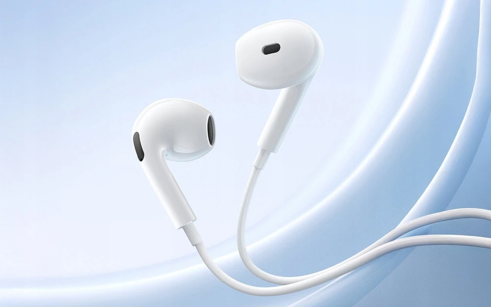 Baseus Encok CZ19 su laidu In-Ear ausinės baltos spalvos
