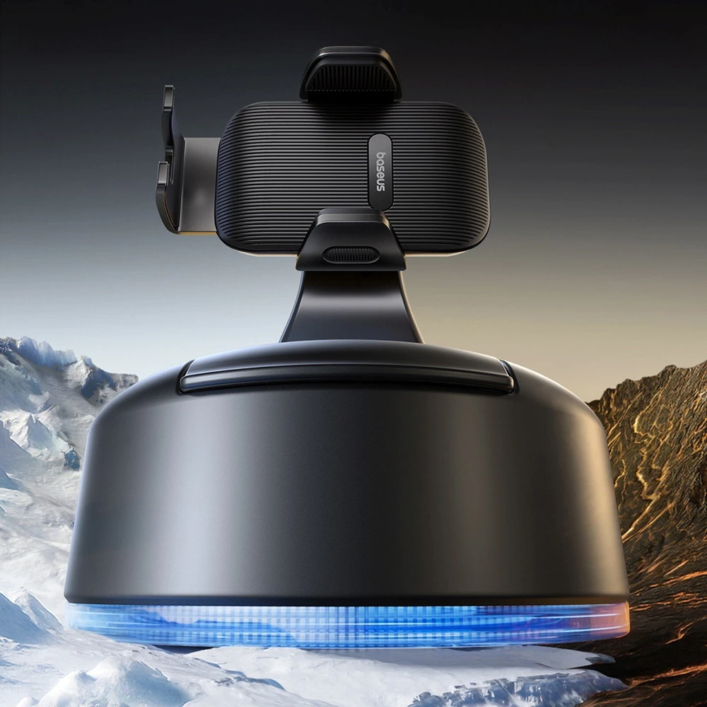 Baseus Automobilinis laikiklis telefonams su siurbtuku PrimeTrip C03 Air, juodas