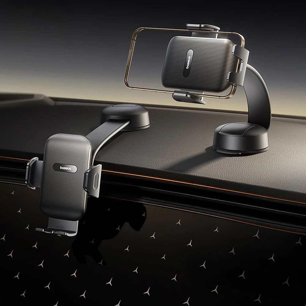 Baseus Automobilinis laikiklis telefonams su siurbtuku PrimeTrip C03 Air, juodas