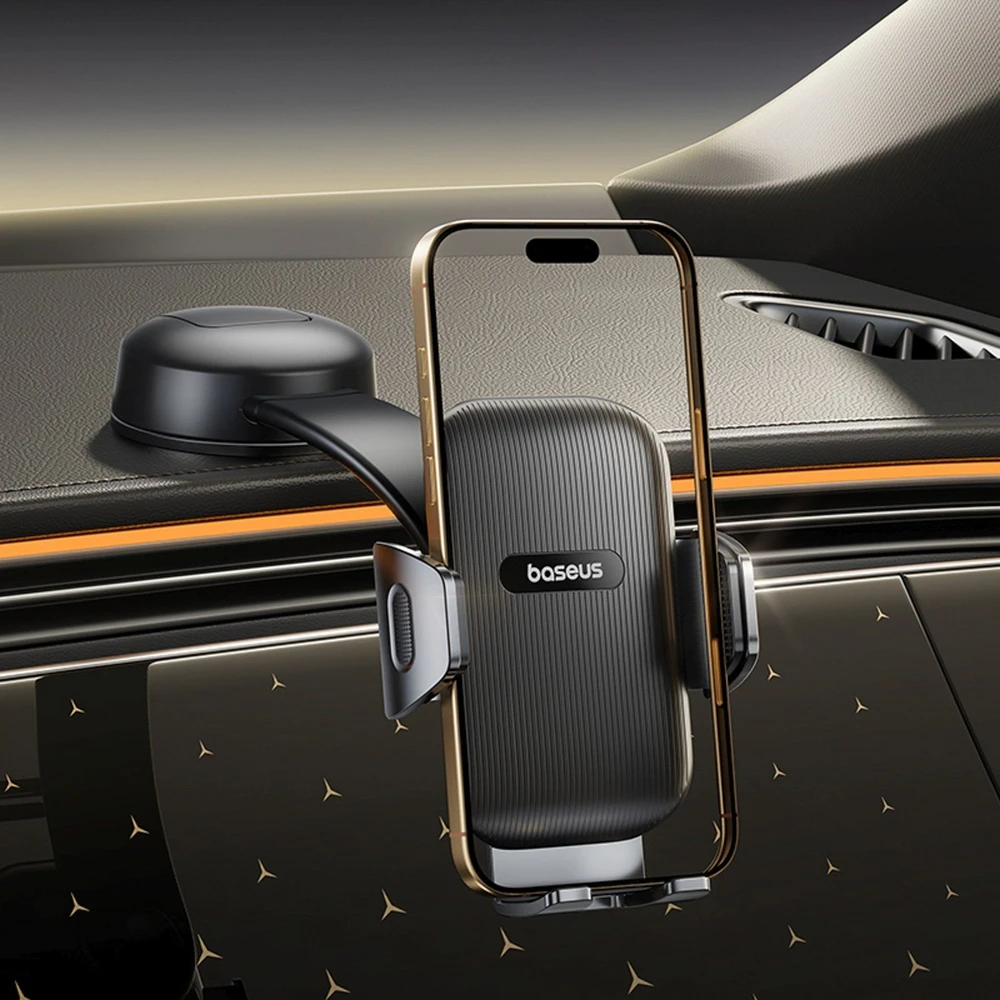 Baseus Automobilinis laikiklis telefonams su siurbtuku PrimeTrip C03 Air, juodas