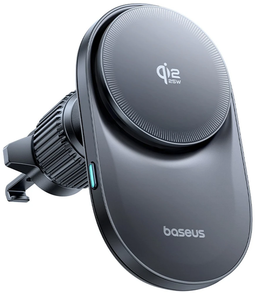 „Baseus PrimeTrip VC2 Pro“ su Qi2.2 įkrovikliu ir oro išleidimo angos ventiliatoriumi - juoda