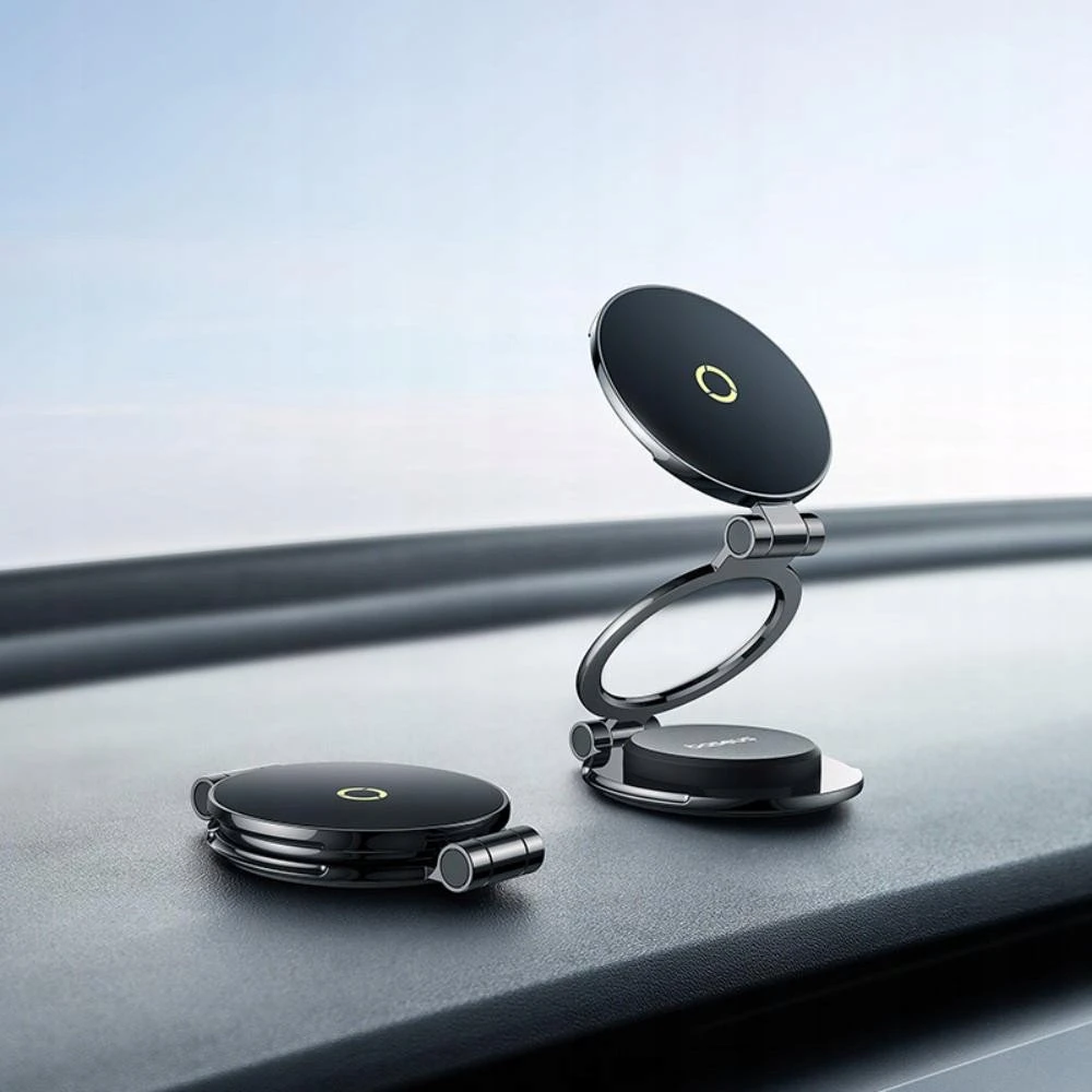 Baseus MagPro Magnetic Foldable Car Mount Cosmic juodos spalvos