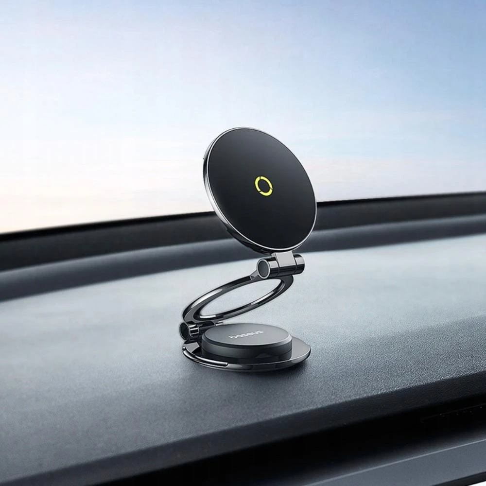 Baseus MagPro Magnetic Foldable Car Mount Cosmic juodos spalvos