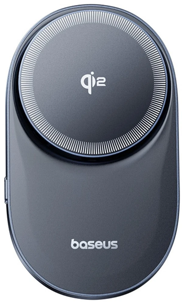 „Baseus PrimeTrip VC1 Pro“ su Qi2 indukciniu įkrovikliu oro išleidimo angai - juoda