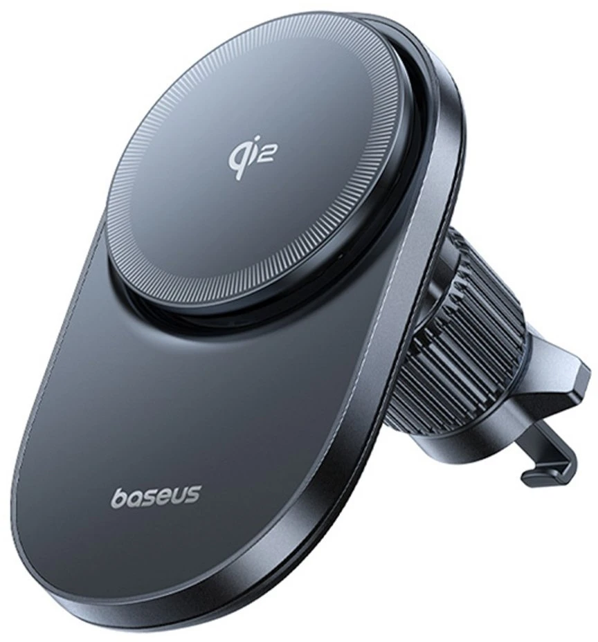 „Baseus PrimeTrip VC1 Pro“ su Qi2 indukciniu įkrovikliu oro išleidimo angai - juoda