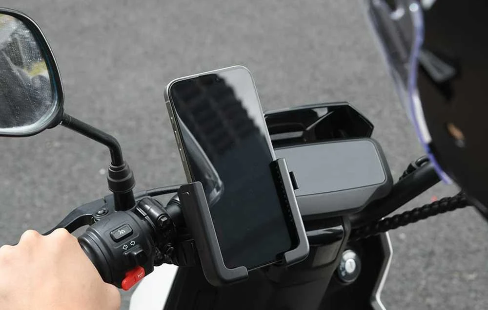 Baseus GoTrip dviračio laikiklis telefonui (juodas)