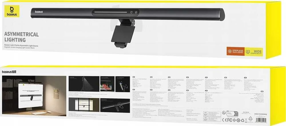 i-Wok 3 lempa Baseus monitoriui (juoda)