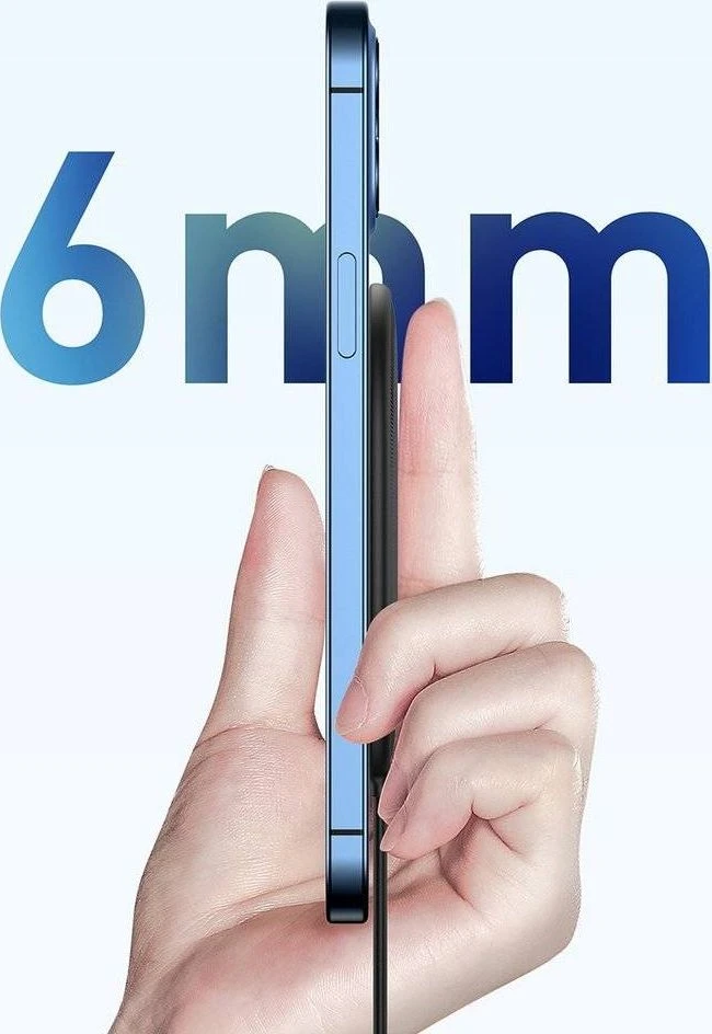 Baseus Belaidis belaidis magnetinis įkroviklis iPhone 12 15W - Mėlynas