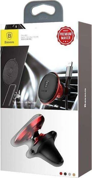 Automobilio laikiklis Baseus Magnetic Air Vent Raudona OS