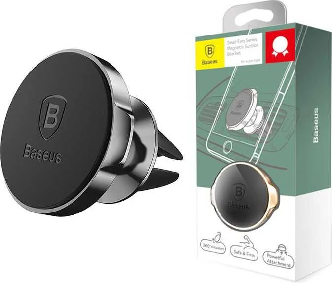 Baseus Kompaktiškas magnetinis automobilinis laikiklis, Juodas (SUER-A01)