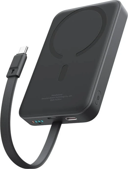 Baseus Mini 10000mAh 30W Magnetic Powerbank (juodas) Bayern Edition