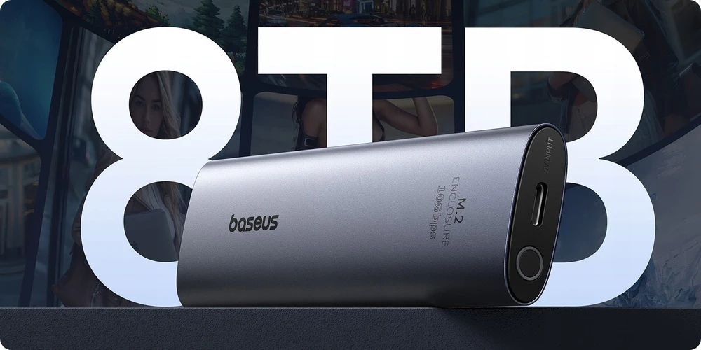SSD korpusas Baseus FlyJoy (pilkas)