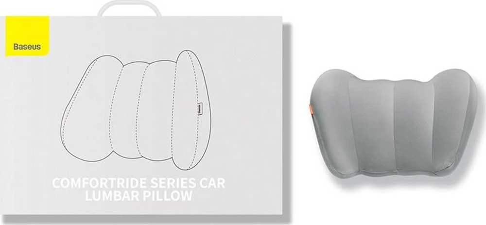 Baseus Comfort Ride automobilio galvos atramos tvirtinama pagalvė (pilka)