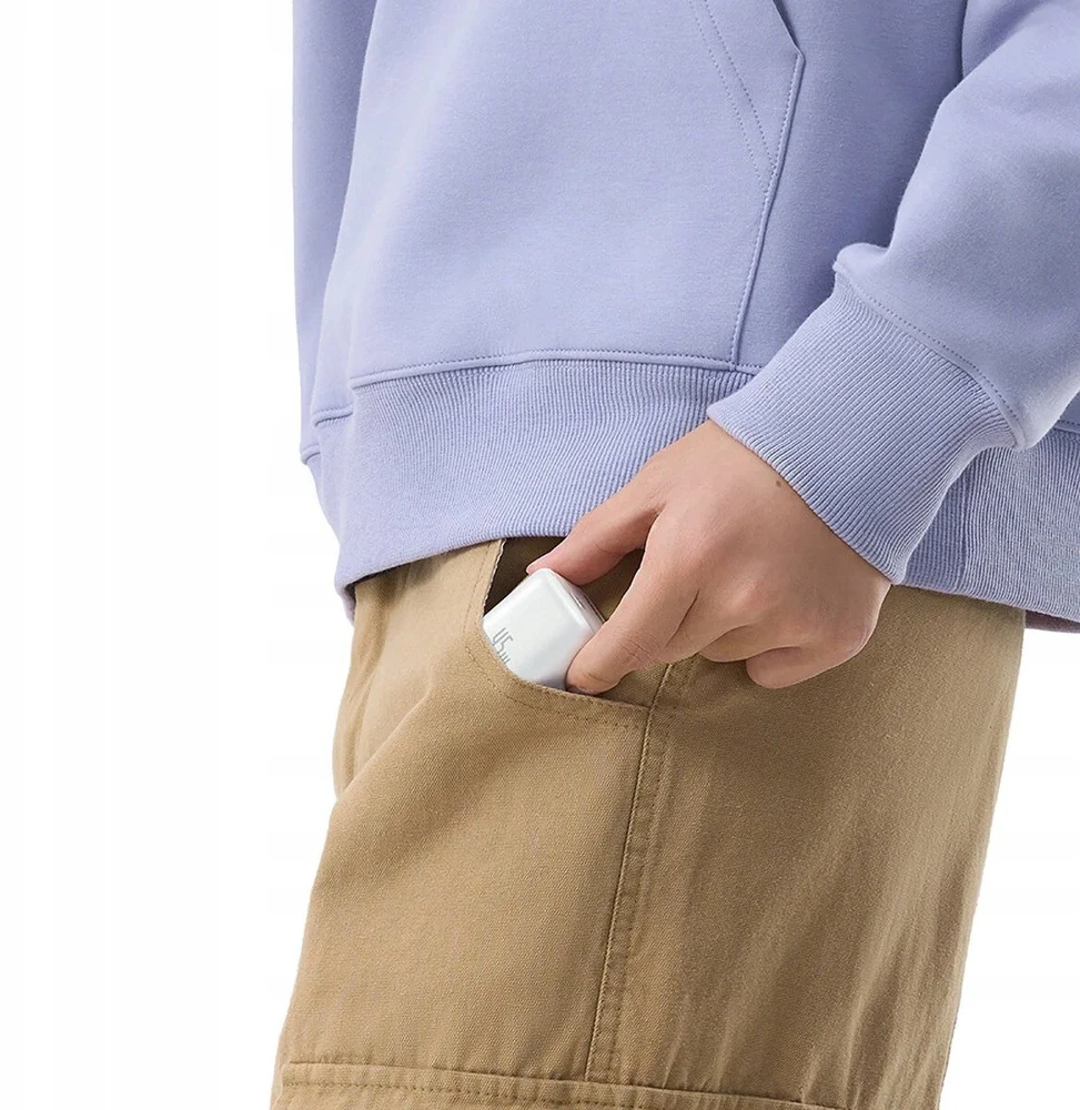 Baseus Sieninis įkroviklis PicoGo GaN 45W USB-C QC PD, baltas