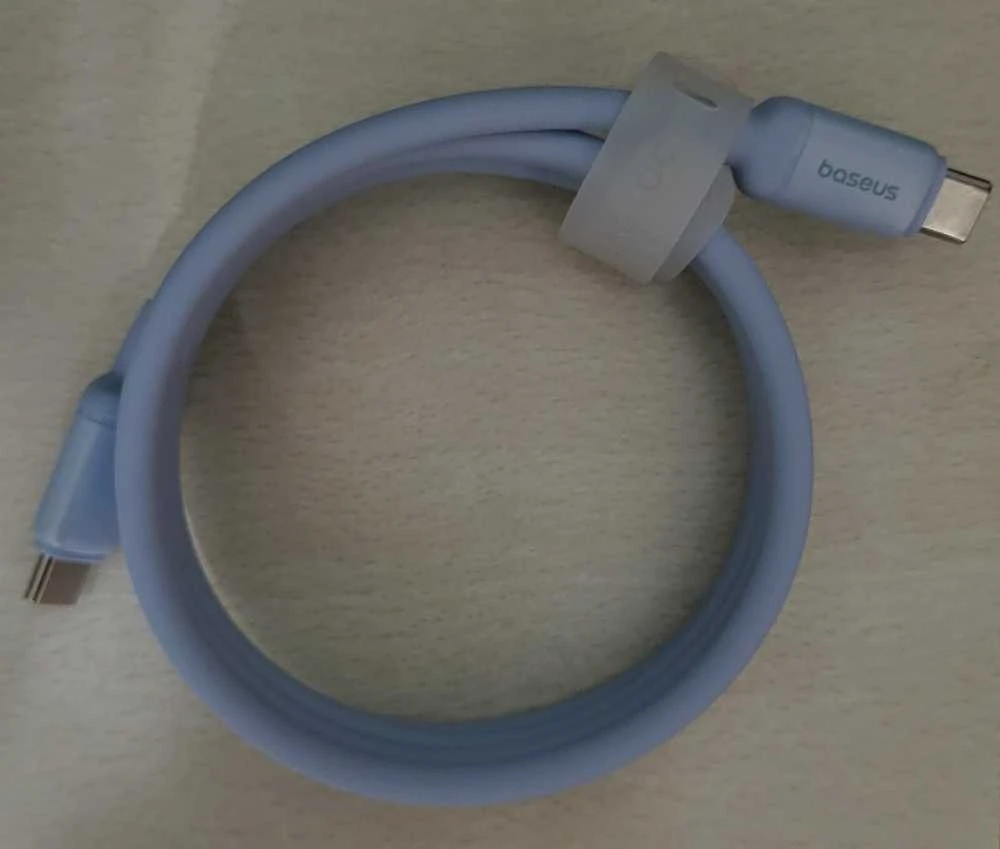 Kabelis USB Baseus USB-C - USB-C 1 m Mėlyna (P10376800311-00)