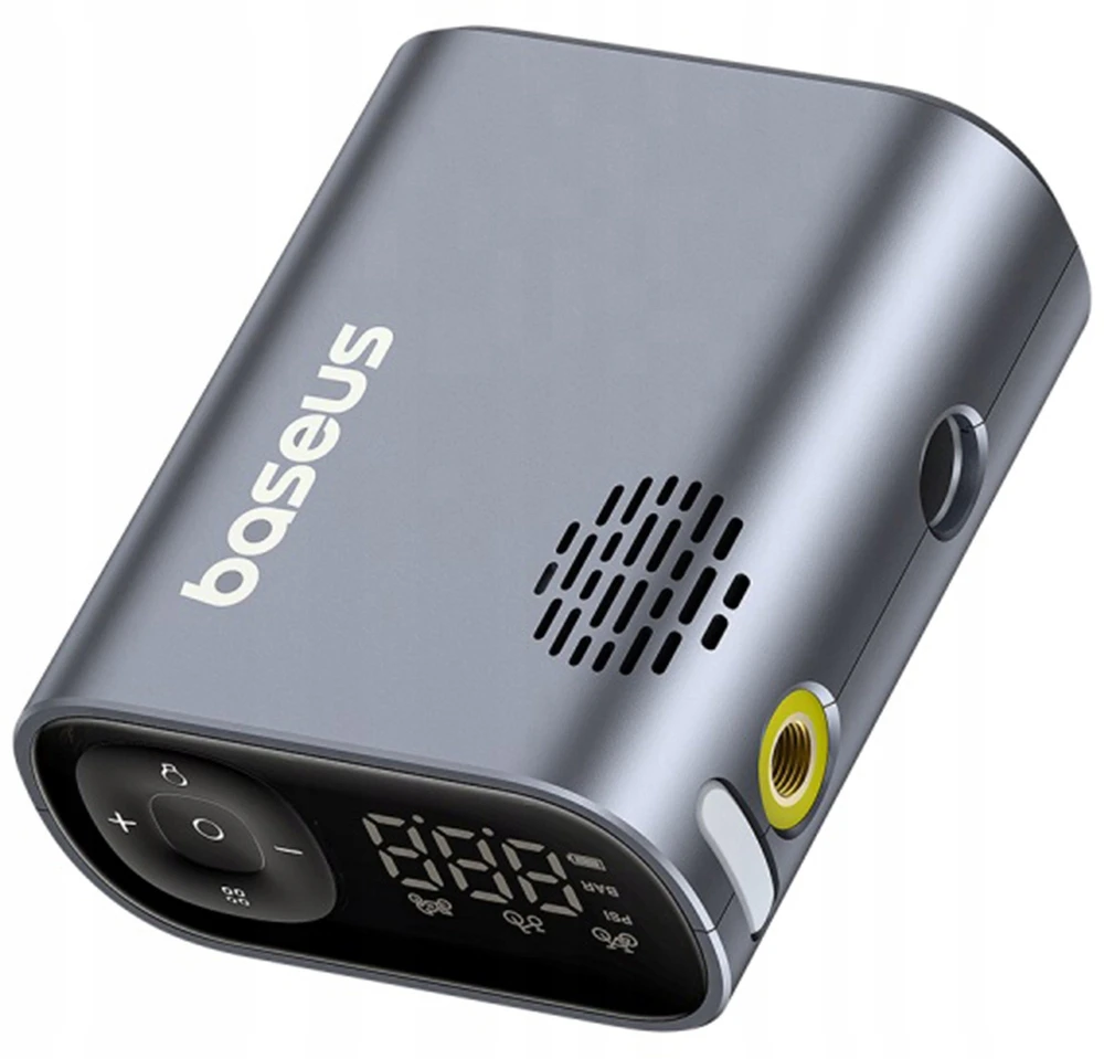 Baseus dviračio siurblys elektrinė su displayem 1500mAh 150 psi 45W - juoda