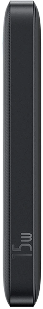 Baseus EnerFill FP11 išorinė baterija (Power Bank) 10000mAh 15W (su juodu Simple USB-C – USB-C 20V/3A 30cm laidu) – juoda