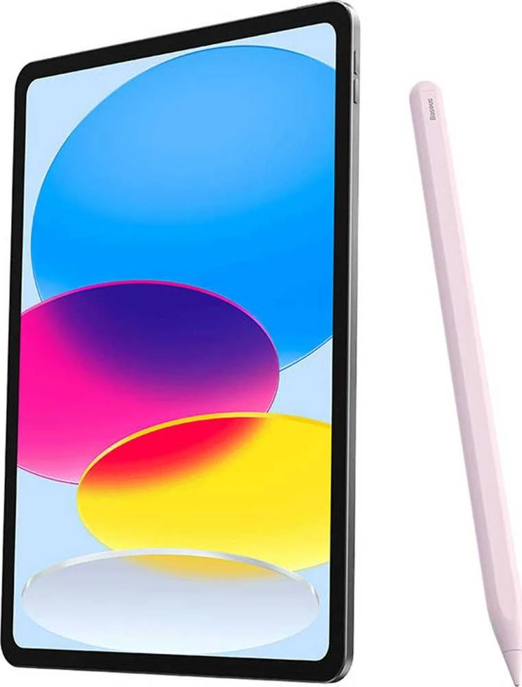 Belaidžio įkrovimo rašiklis telefonui / planšetiniam kompiuteriui Baseus Smooth Writing (rožinė)