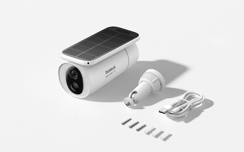 Baseus Security S1 2K lauko kamera – baltos spalvos