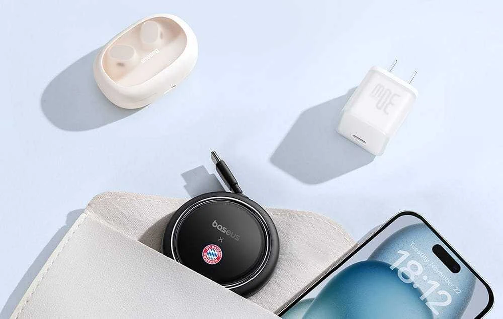 Baseus USB-C į USB-C 100W įkrovimo laidas (Juodas) Bayern Edition