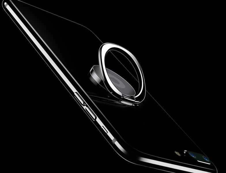 Baseus Privity Žiedinis telefono laikiklis - Juodas