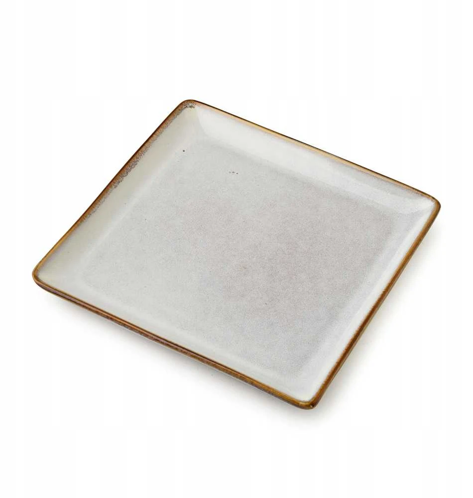 Mondex BASIC NATURE kvadratinė deserto lėkštė 18x18 cm