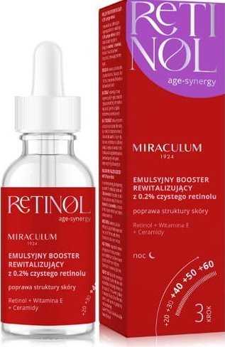 „Miraculum Age-Synergy“ retinolio serumas nuo senėjimo ir odos defektų su retinoliu, 30 ml