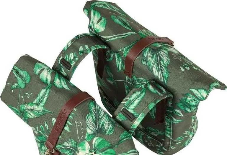 Basil Ever Žalias dviguba dviračio bagažinė 32l, žalia