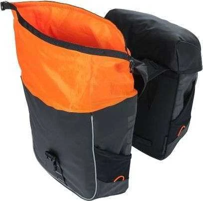 Dvigubas krepšys ant bagažinės Basil Miles Tarpaulin Daouble Bag