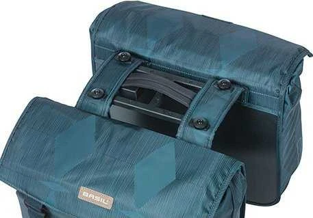 Basil ELEGANCE DVIGUBAS LAIKRAŠTIS MIK 40–49 l, MIK sistema (paruoštas kelionei), atsparus vandeniui, universali mėlyna