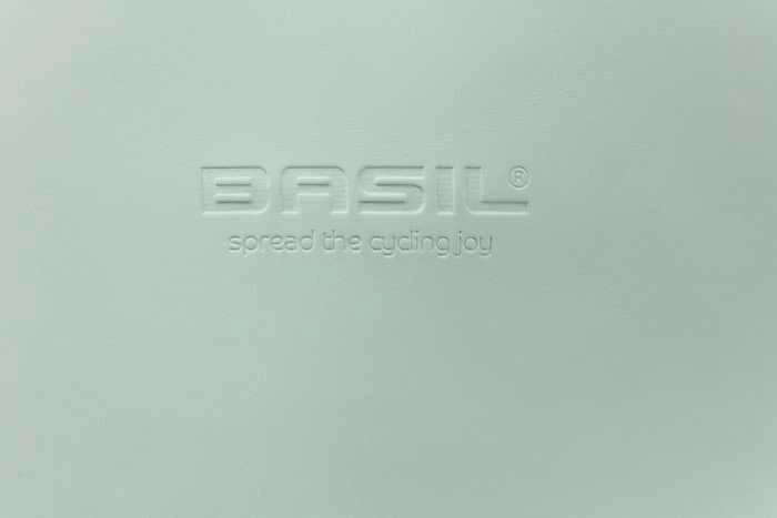 Basil SOHO DOUBLE PANNIER BAG NORDLICHT MIK, MIK System (paruošta naudoti) 41L 100% vandeniui atsparus pastelinis žalias apšvietimas Nordlicht Technolog