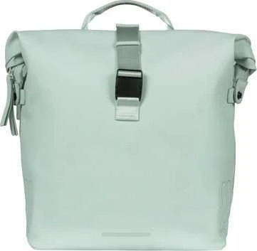 Basil SOHO DOUBLE PANNIER BAG NORDLICHT MIK, MIK System (paruošta naudoti) 41L 100% vandeniui atsparus pastelinis žalias apšvietimas Nordlicht Technolog