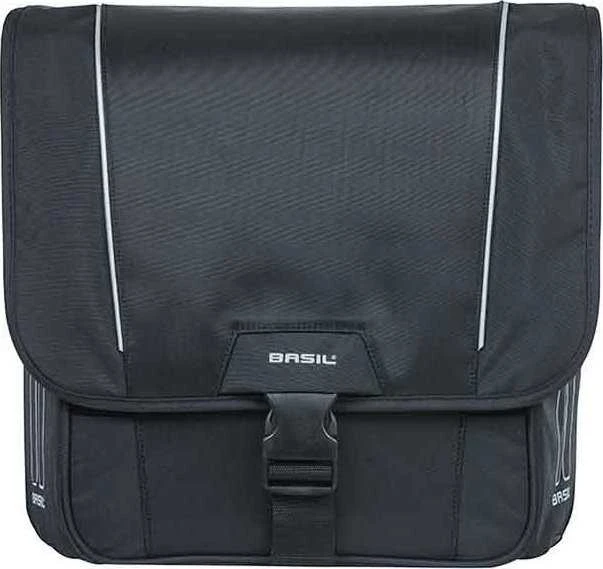 „Basil SPORT DESIGN“ dvigubas krepšys motociklui MIK 32 l, MIK sistema (paruoštas naudoti), juodas (NAUJIENA 2024 m.)