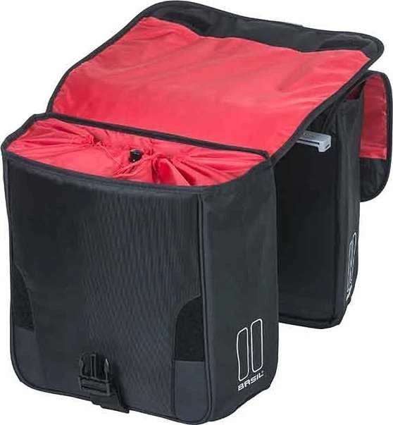 „Basil SPORT DESIGN“ dvigubas krepšys motociklui MIK 32 l, MIK sistema (paruoštas naudoti), juodas (NAUJIENA 2024 m.)