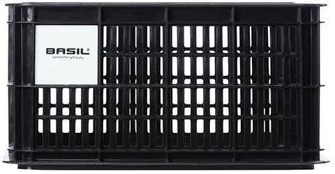 Baziliko vairo/bagažo krepšys BASIL BICYCLE CRATE S, 17.5L, perdirbtos sintetikos, juodas (NAUJAS)