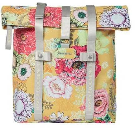 Basil Bagažinės krepšys Bagažinė BASIL BLOOM FIELD SHOPPER 15-20L, medaus geltona (NAUJAS 2024)
