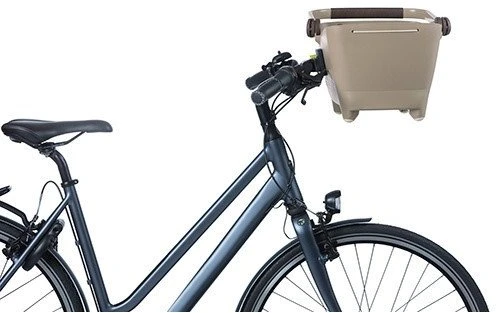 Basil Krepšys priekiui ant vairo BASIL BUDDY DOG BICYCLE BASKET FRONT KF 32L, KF System, bisotti ruda (NEW)