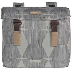 Basil Bagažinės krepšys BASIL ELEGANCE DOUBLE PANNIER BAG 40-49 Universal Bridge System, neperšlampamas taupe chateau