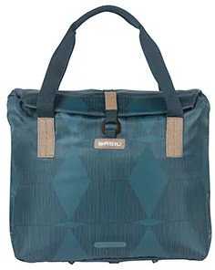 Basil Bagažinės krepšys BASIL ELEGANCE BICYCLE SHOPPER 20-26L Hook On System, atsparus vandeniui estate mėlynas