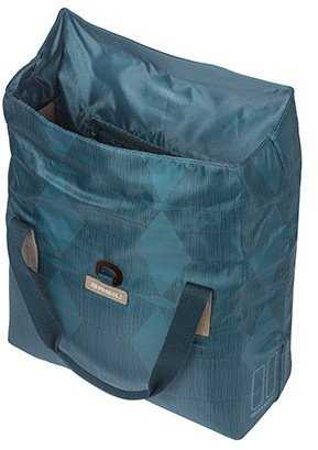 Basil Bagažinės krepšys BASIL ELEGANCE BICYCLE SHOPPER 20-26L Hook On System, atsparus vandeniui estate mėlynas