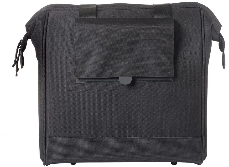 Basil Miesto kuprinė vienvietė BASIL GRAND BICYCLE SHOPPER 23L, MIK Hooks System, neperšlampama juoda (NEW 2026)