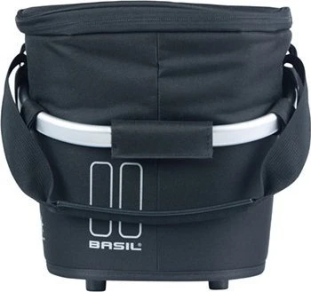 Basil Classic Carry All Iso Mik dviratininko krepšys, juodas, 18l