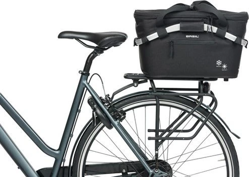 Basil Classic Carry All Iso Mik dviratininko krepšys, juodas, 18l