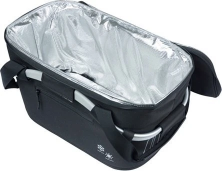 Basil Classic Carry All Iso Mik dviratininko krepšys, juodas, 18l