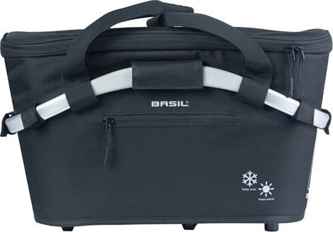 Basil Classic Carry All Iso Mik dviratininko krepšys, juodas, 18l