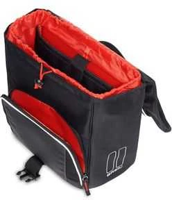 Basil SPORT DESIGN COMMUTER BAG vienvietis miesto krepšys 18L, tvirtinamas ant kablio, juodas (BAS-17580)
