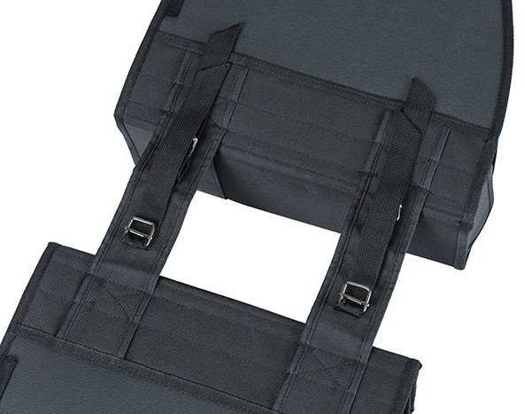Basil Dviračio sakvo dviguba BASIL TOUR XL WATERPROOF DOUBLE PANNIER BAG 35L, Universal Bridge System, atspari vandeniui juoda (NEW)