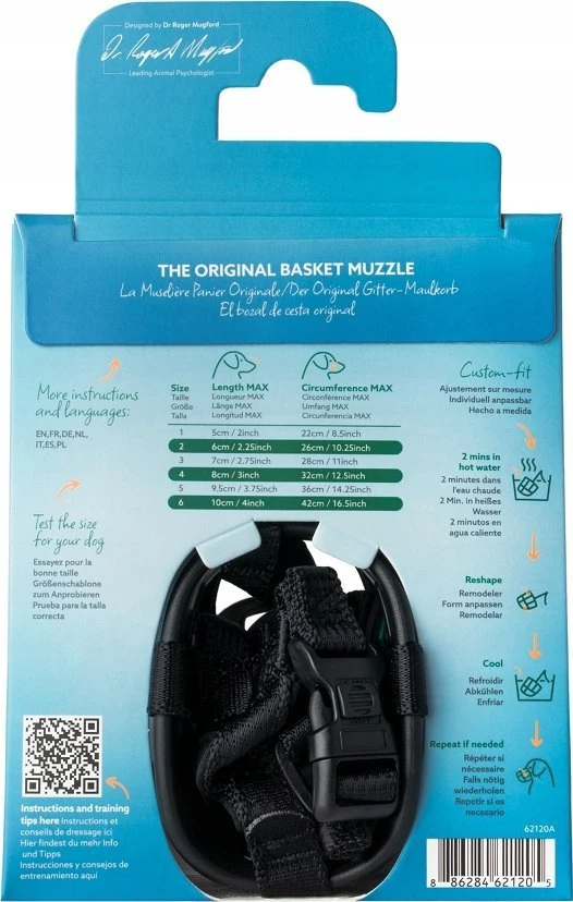 Baskerville Baskerville Muzzle Ultra-1 juodas